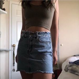 Denim skirt